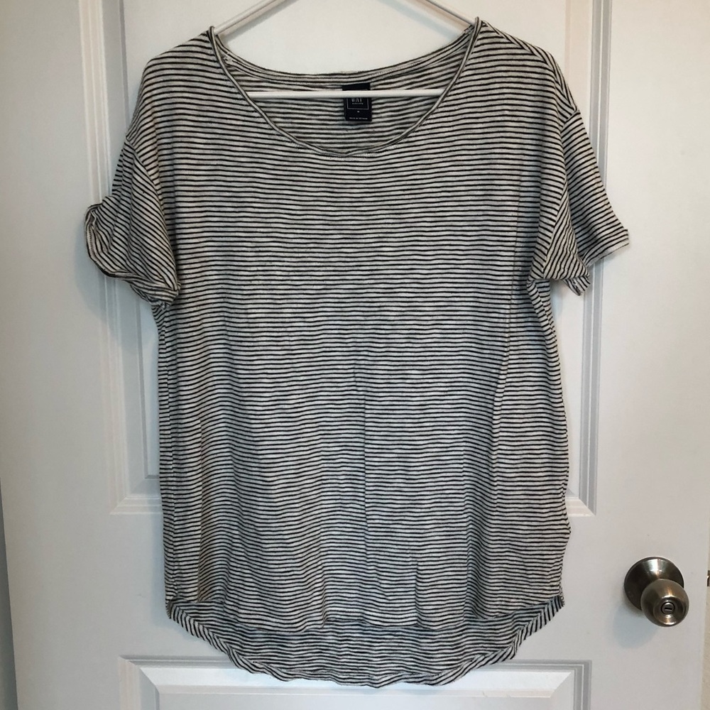 Gap Maternity Striped Top, High Low Hemline